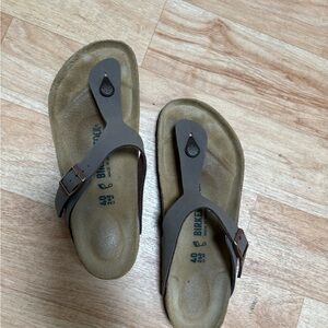 Unisex Birkenstock Taupe Sandals